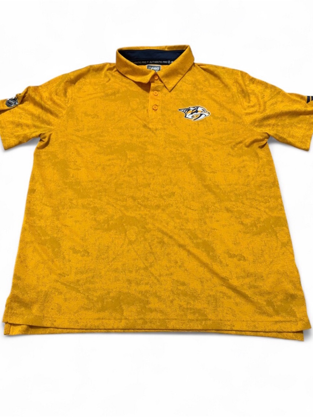 Fanatics Nashville Predators Gold Polo Shirt